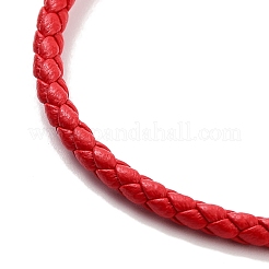 Braided Round Imitation Leather Bracelets Making&nbsp;BJEW-H610-01P