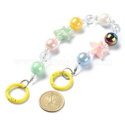 Acrylic Beaded Mobile Straps&nbsp;HJEW-JM01056