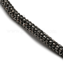Rhinestone Tennis Necklace&nbsp;NJEW-R263-26A-G
