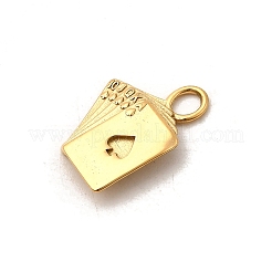304 Stainless Steel Pendants&nbsp;STAS-P411-02E-G