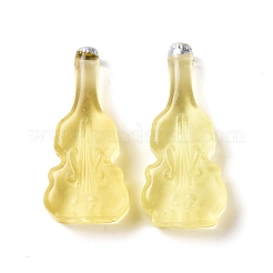 Violin Shape Dummy Wine Bottle Resin Cabochon&nbsp;RESI-E025-01D
