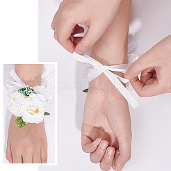 2PCS Silk Wrist Corsage&nbsp;AJEW-CP0001-51B
