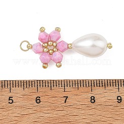 Electroplate Glass Pendants&nbsp;PALLOY-MZ01382-03