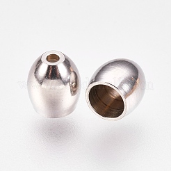 Tarnish Resistant 201 Stainless Steel Cord Ends&nbsp;STAS-L205-16P