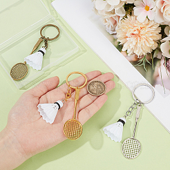Zinc Alloy & PVC Pendant Keychains&nbsp;KEYC-SP0001-70B