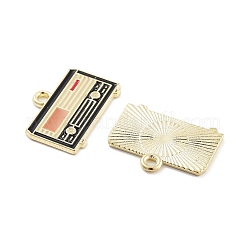 Alloy Enamel Pendants&nbsp;PALLOY-S185-02G