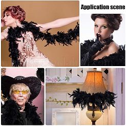 Turkey Feathers Fluff Boa for Dancing&nbsp;FIND-WH0126-125A