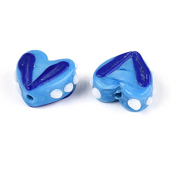 Opaque Handmade Bumpy Lampwork Beads Strands&nbsp;LAMP-T017-20-B08