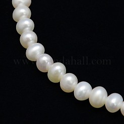 Natural Cultured Freshwater Pearl Beads Strands&nbsp;PEAR-L001-F-13