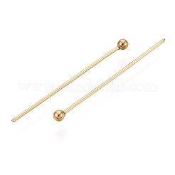 304 Stainless Steel Head Pins&nbsp;STAS-T065-25mm-20G