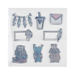 Plastic Stamps&nbsp;DIY-F053-13