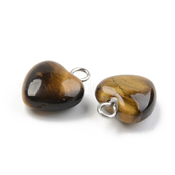 Natural Tiger Eye Charms&nbsp;G-T132-005A
