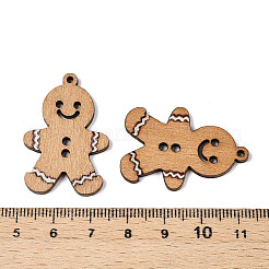Printed Poplar Wood Pendants&nbsp;FIND-N005-74F