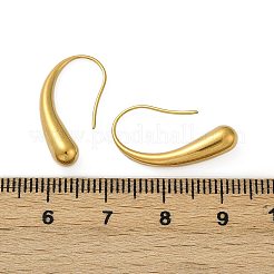 304 Stainless Steel Teardrop Dangle Earrings&nbsp;EJEW-S272-06G