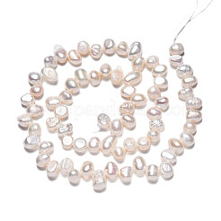 Natural Cultured Freshwater Pearl Beads Strands&nbsp;PEAR-N014-05G