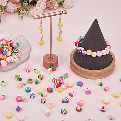400Pcs 2 Styls Handmade Polymer Clay Beads&nbsp;CLAY-SP0001-16
