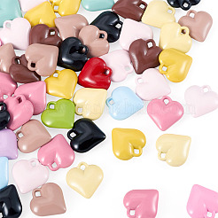 50Pcs Baking Paint Acrylic Pendants&nbsp;OACR-TA0004-83C