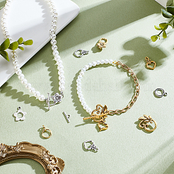 120 Sets 8 Styles Tibetan Style Alloy Toggle Clasps&nbsp;FIND-GA0005-28