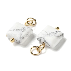 Natural Howlite Pendants&nbsp;STAS-C120-04G
