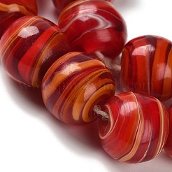 Handmade Lampwork Beads Strands&nbsp;LAMP-C016-03E-01