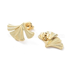 Ion Plating(IP) 304 Stainless Steel Stud Earrings&nbsp;EJEW-P258-14G