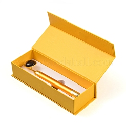 Natural Tiger Eye Electric Massage Sticks (No Battery)&nbsp;G-E515-13P