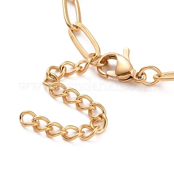 304 Stainless Steel Round Ball & Flat Round Pendant Necklace for Women&nbsp;NJEW-G018-12G