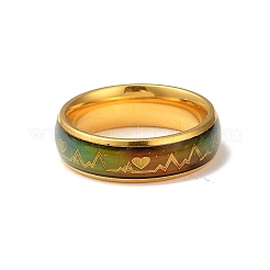 Heart Beat Mood Ring&nbsp;RJEW-L058-02G