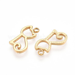 304 Stainless Steel Charms&nbsp;STAS-L022-358G