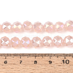 AB Color Plated Imitation Jade Glass Round Beads Strands&nbsp;EGLA-T029-8mm-12J-01