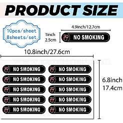 Mini PVC Coated Self Adhesive AUTOMATIC DOOR Warning Stickers&nbsp;STIC-WH0017-010