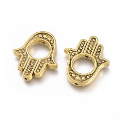 Tibetan Style Alloy Bead Frame&nbsp;PALLOY-F262-017AG