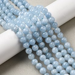Natural Chalcedony Beads Strands&nbsp;G-S333-8mm-004-1