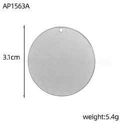304 Stainless Steel Pendants&nbsp;STAS-OY013-6P