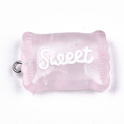 Transparent Resin Pendants&nbsp;LS-X-RESI-S356-54A-05
