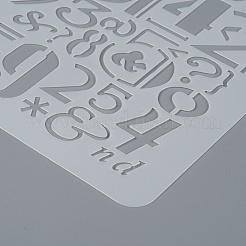 Plastic Reusable Drawing Painting Stencils Templates&nbsp;DIY-F018-B21