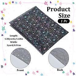 1 Yard Star Polyester Mesh Fabric&nbsp;DIY-CY0003-80B