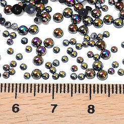 Electroplated Opaque Flat Back Resin Cabochons&nbsp;RESI-XCP0002-45E