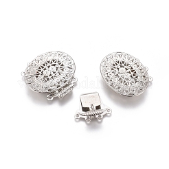 Brass Box Clasps&nbsp;KK-L053-05P
