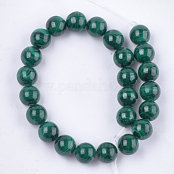 Natural Malachite Beads Strands&nbsp;G-S333-8mm-028