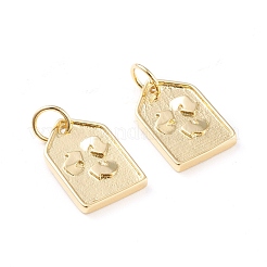 Brass Pendants&nbsp;ZIRC-I043-22G