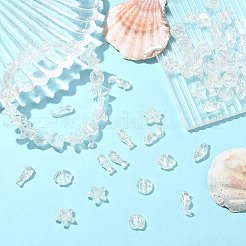 Electroplate Ocean Series Acrylic Beads&nbsp;OACR-CJC0020-02