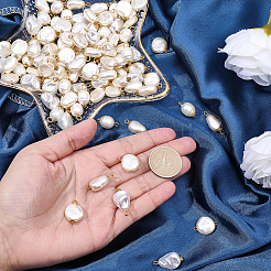 120Pcs 6 Styles Acrylic Imitation Pearl Pendants and Links&nbsp;FIND-BM0001-21