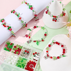DIY Cherry Bracelet Making Kit&nbsp;DIY-SC0031-17