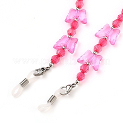Butterfly Design Eyeglass Chains for Women&nbsp;AJEW-EH00255-04