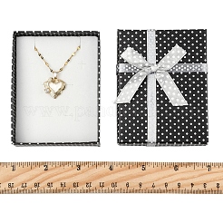 12Pcs 2 Colors Cardboard Paper Jewelry Set Boxes&nbsp;CBOX-FS0001-03