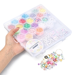 DIY Candy Color Bracelet Wine Glass Charm Making Kit&nbsp;DIY-YW0006-21