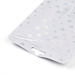Rectangle Glitter Holographic Plastic Yin-yang Zip Top Gift Bags&nbsp;OPP-E004-01B-C02