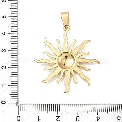 304 Stainless Steel Pendants&nbsp;STAS-D224-03G