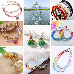 20 Strands Transparent Glass Beads Strands&nbsp;EGLA-PA0001-47B